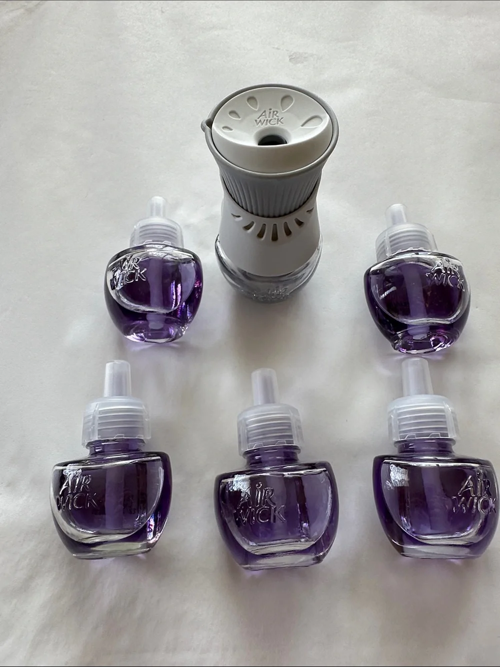 Air Wick Electric Plug-In Air Freshener Starter Kit with Lavender Refill 5-Pack